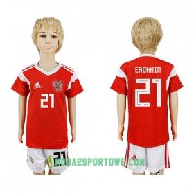 Koszulka Rosja Erokhin 21 Dziecięcy Mistrzostwa Świata 2018 Domowe Stroje Piłkarskie